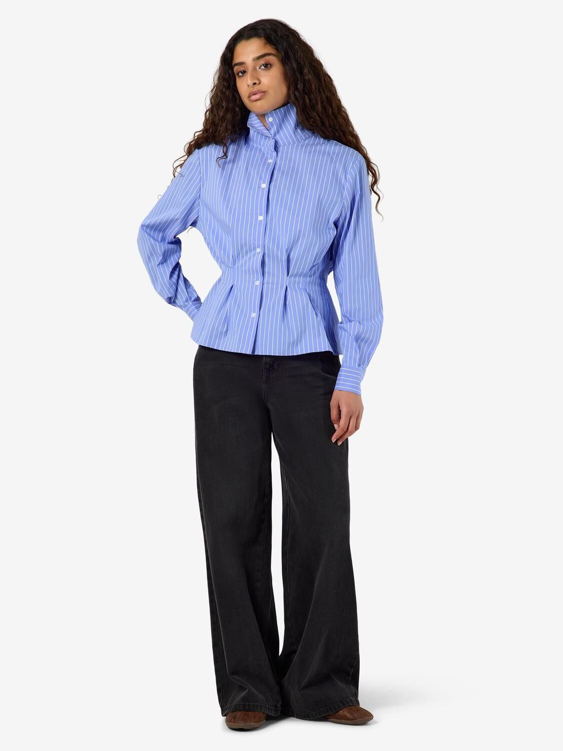 Nmpamila Highneck L/S Detail Shirt