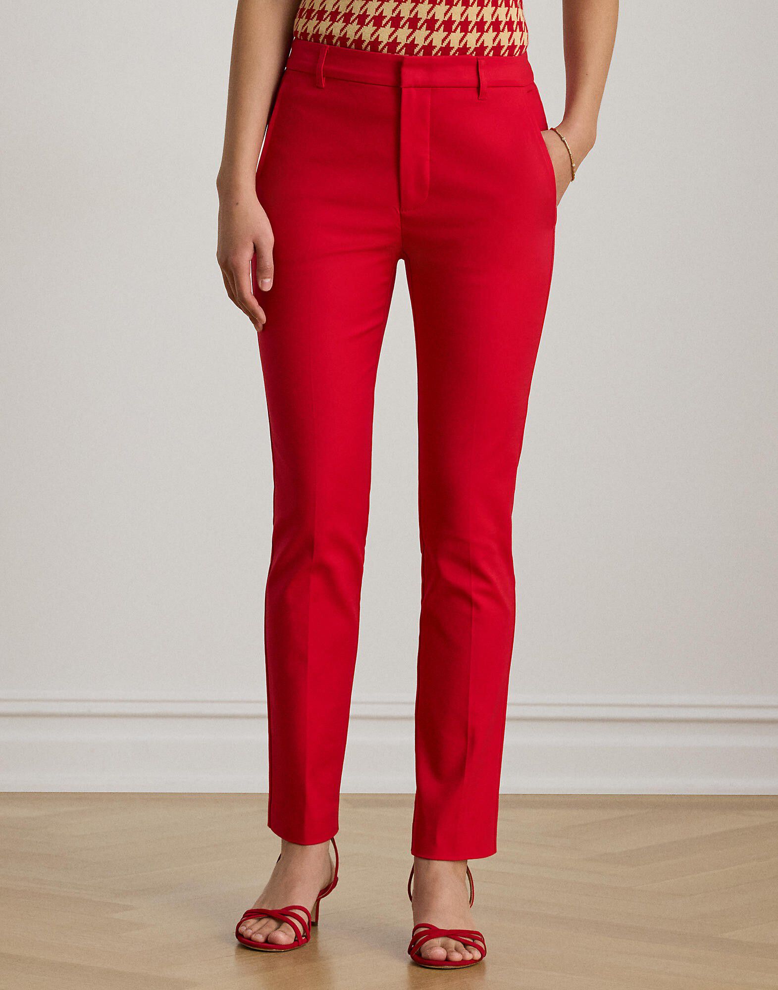 Double-Faced Stretch Cotton Pant