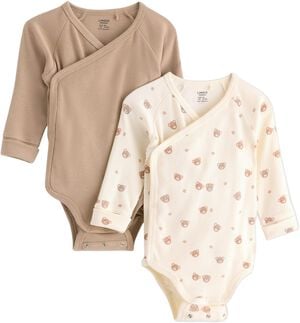 Ribbed wrap bodysuits in soft and s