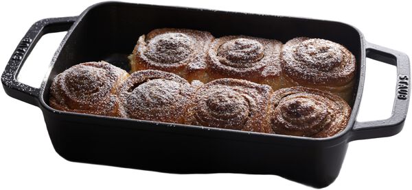 Rektangulært Fad 30 cm støbejern