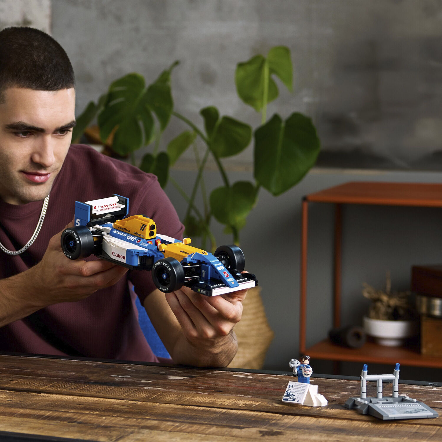 Williams Racing FW14B og Nigel Mansell