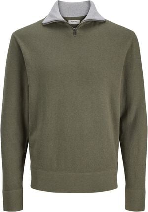 JREBBEATON KNIT HALF ZIP