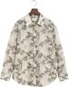 REL TREE PRINT COT SILK SHIRT