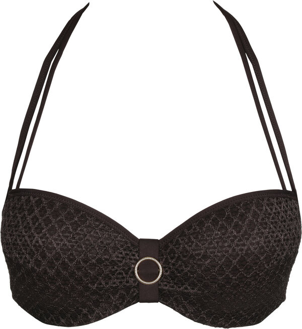 Tomar balcony-bikinitop med vattering