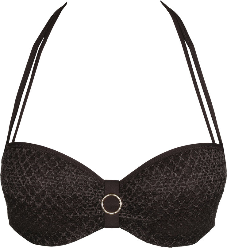 Tomar balcony-bikinitop med vattering