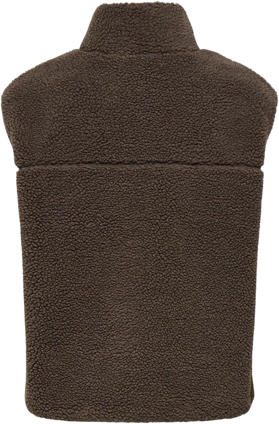 Onlbaby Teddy High Zip Vest Pnt Noos