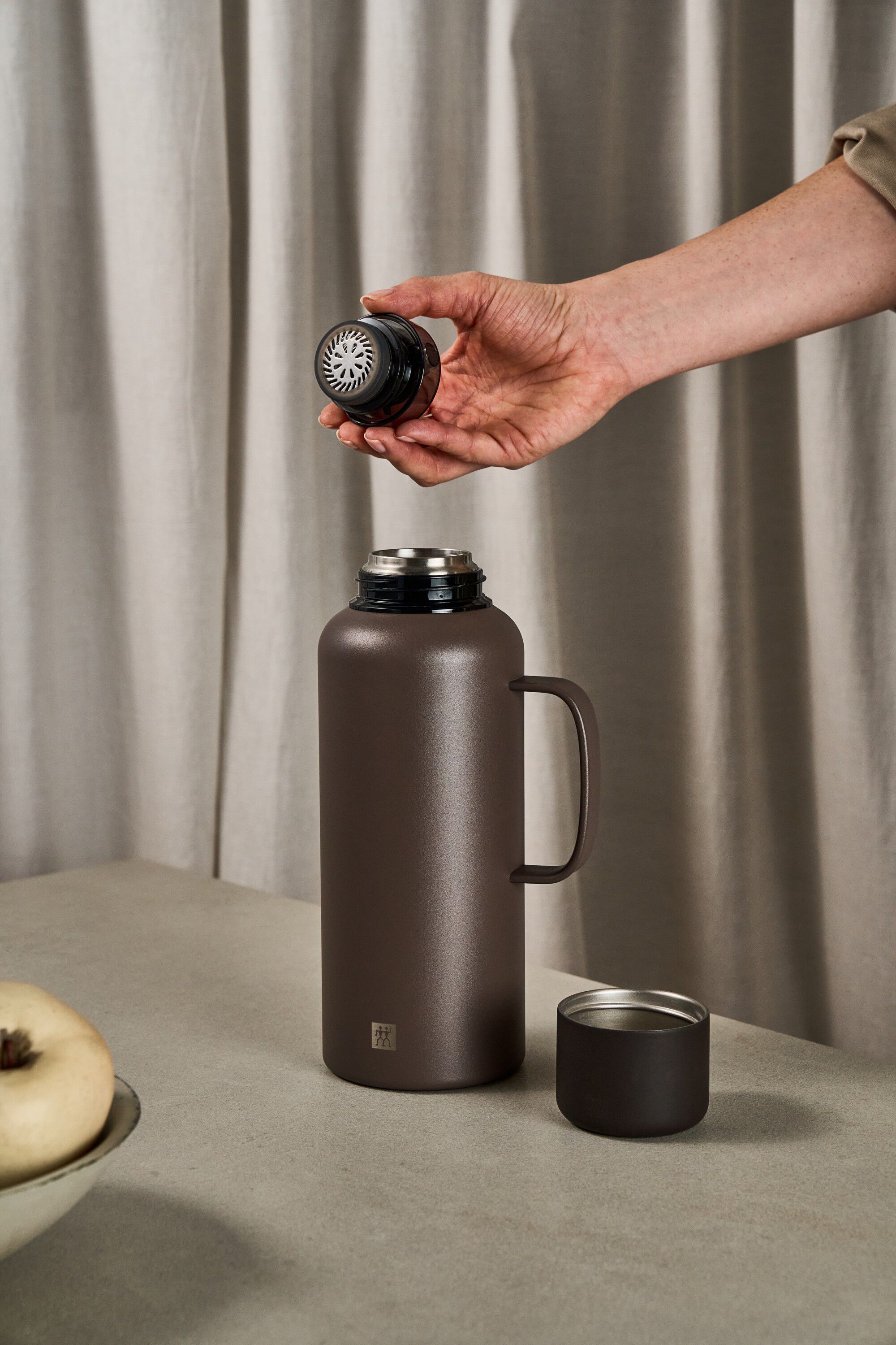 Termokrus 1,2 l, Rustfritt st&aring;l