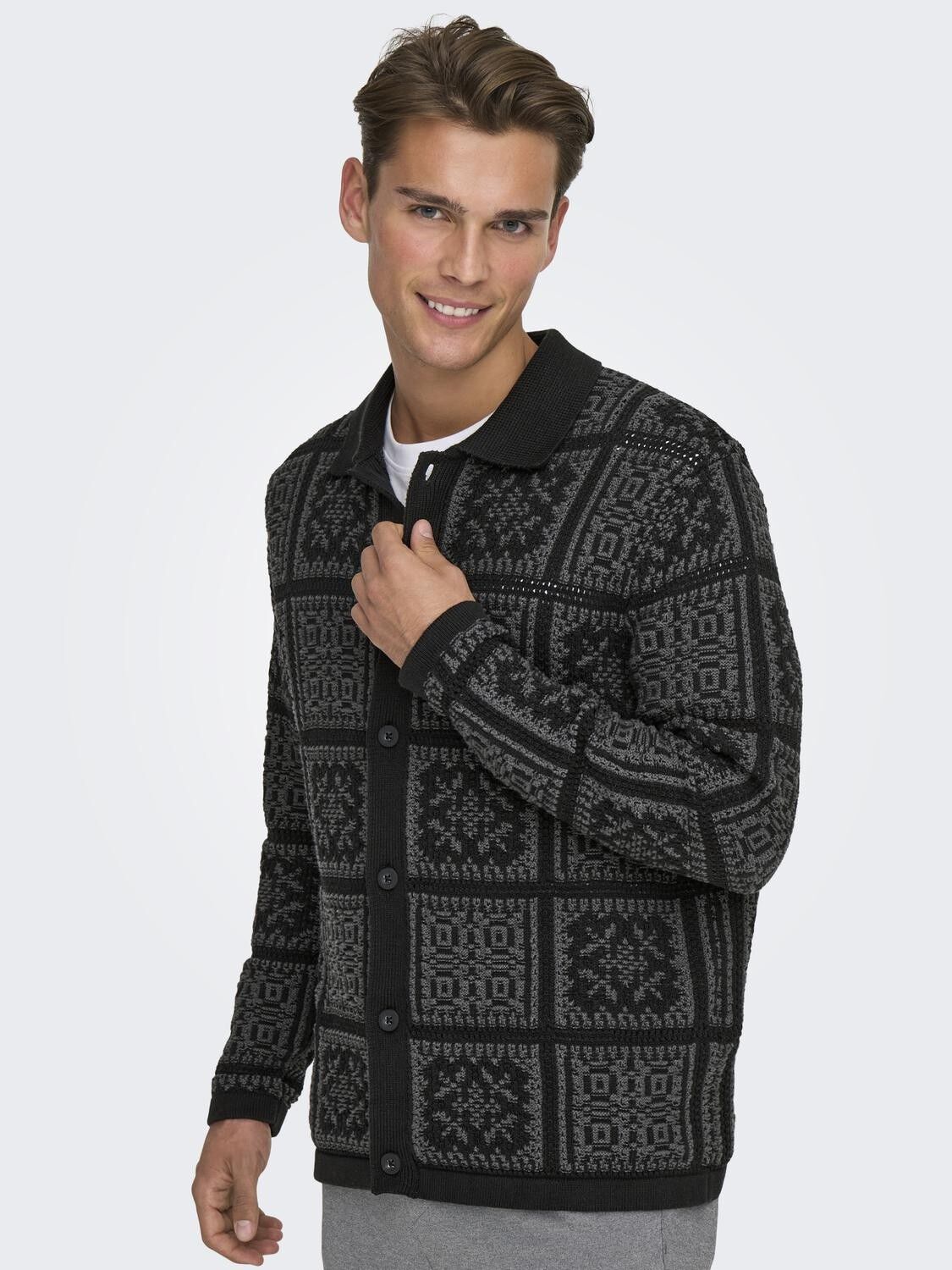 ONSBARK RLX LS SHIRT KNIT