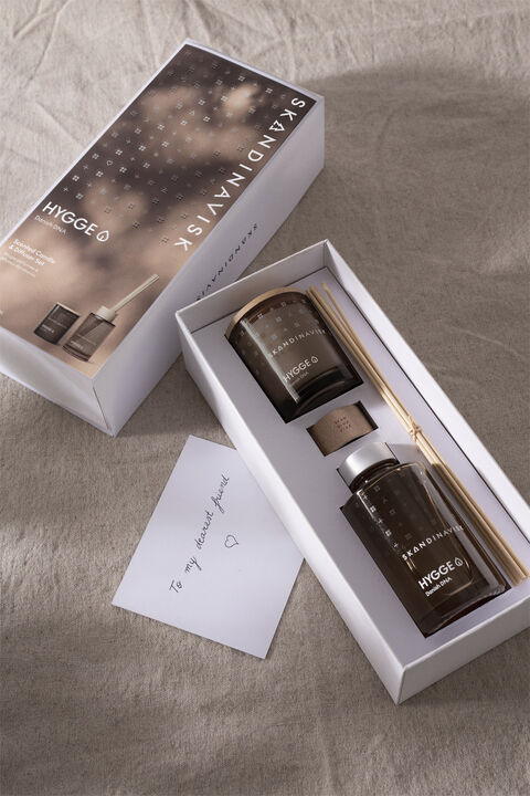 HYGGE Scented Candle & Diffuser Set