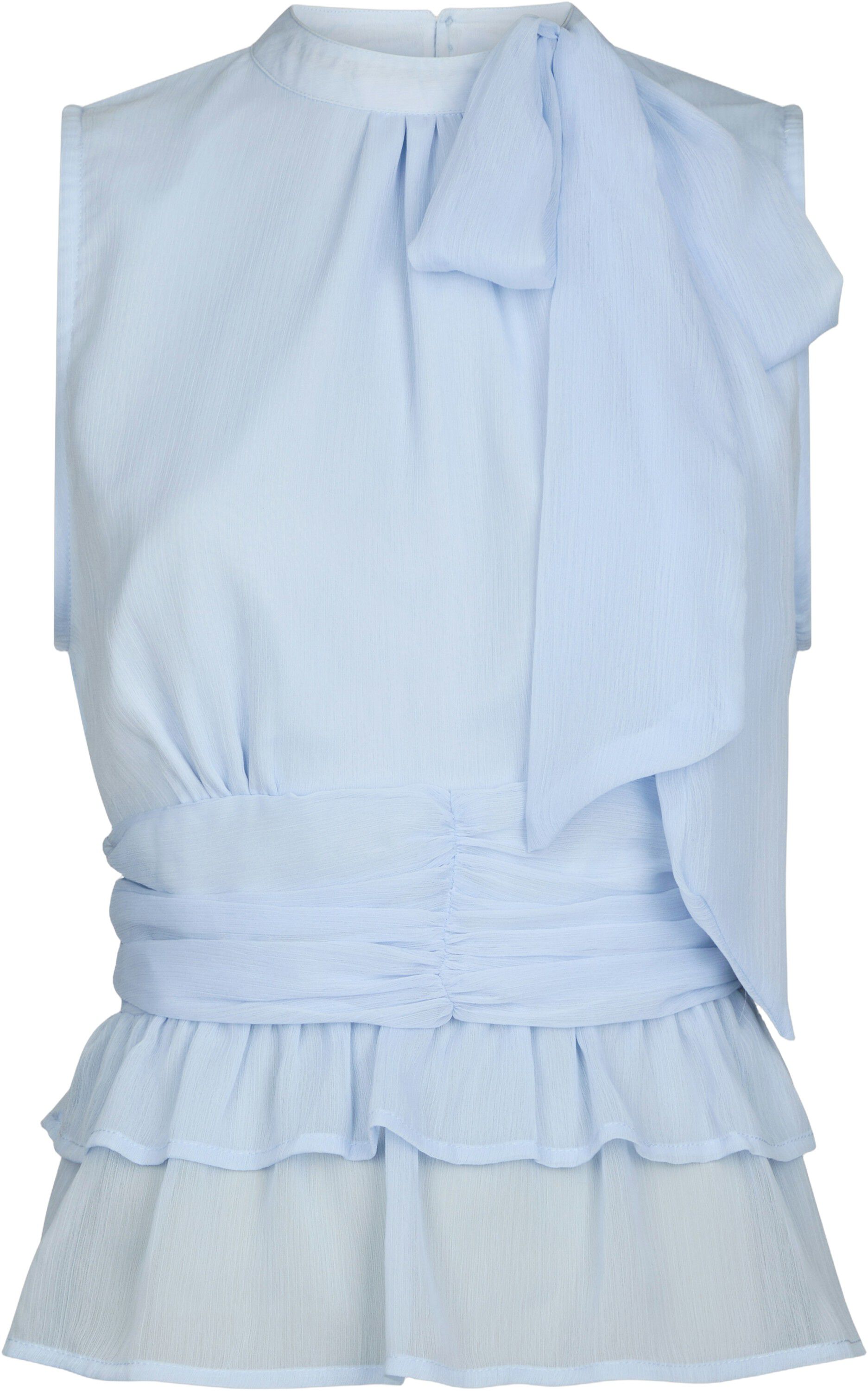 Ansol Solid Chiffon Top