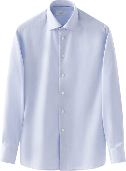 Contemporary Fit Light Blue Signature Twill Shirt