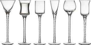 Snapseglass Rom 18 cm 6 stk. Klar