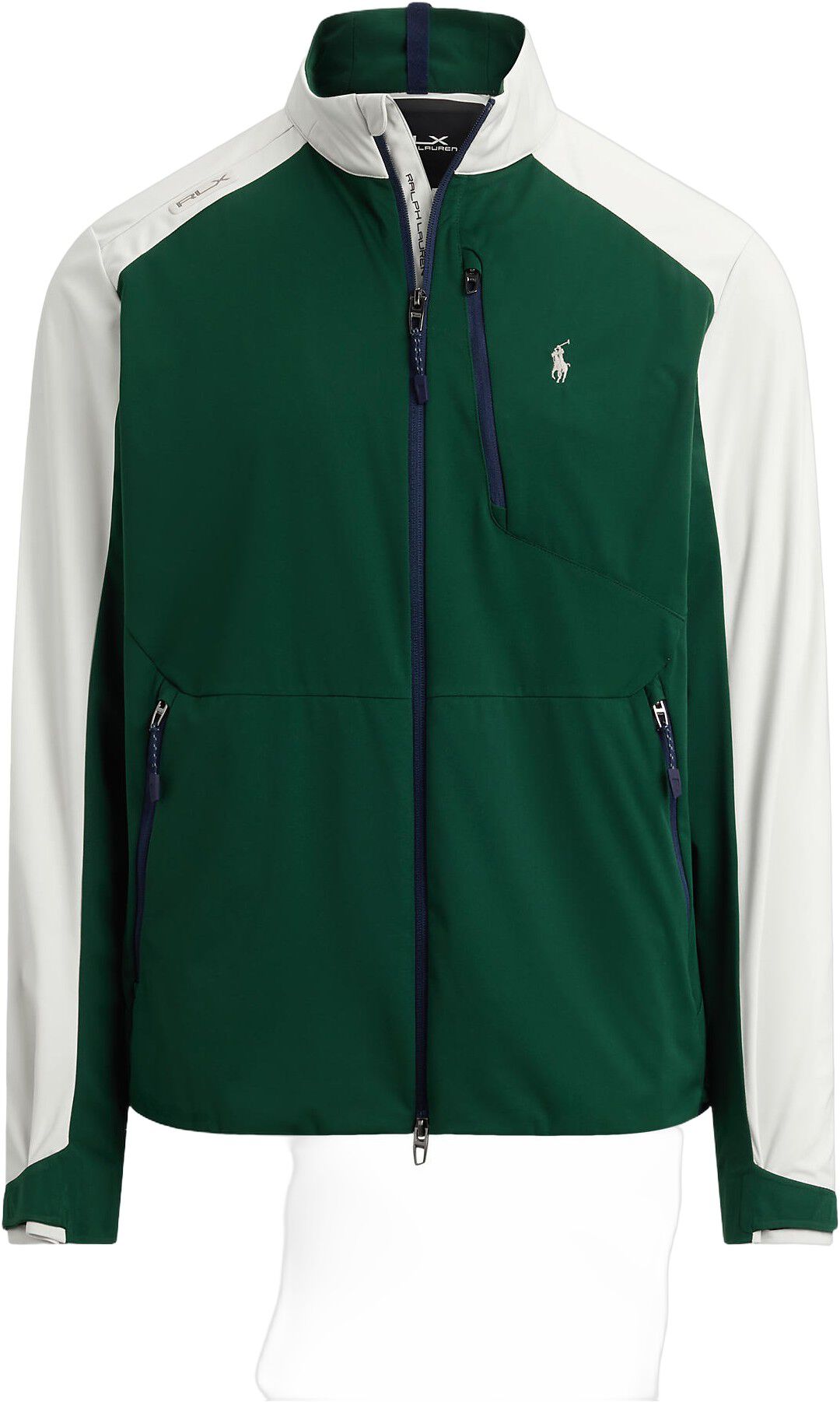 Color-Blocked Packable Jacket