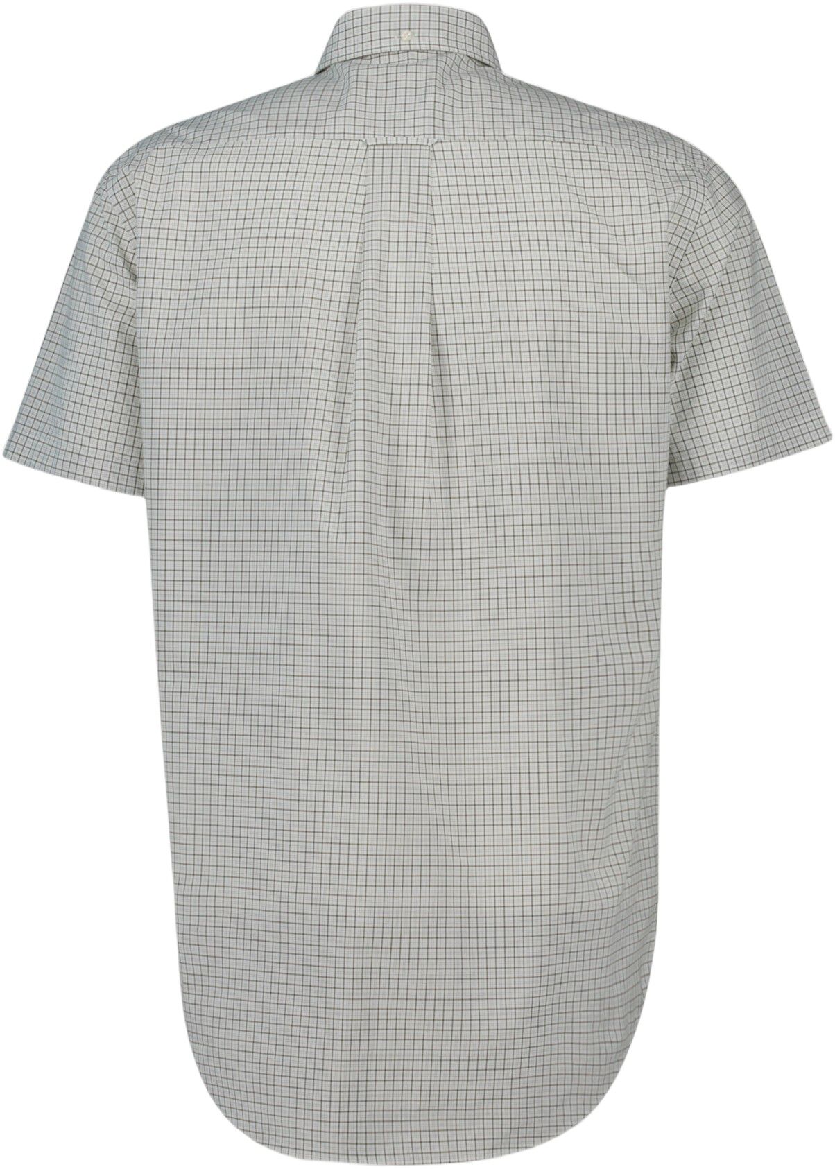 REG CLASSIC POPLIN CHECK SS SHIRT