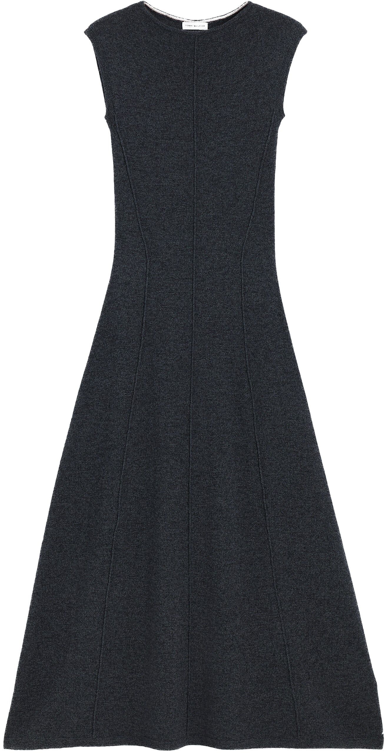 Pure Wool Slim Sleeveless Dress