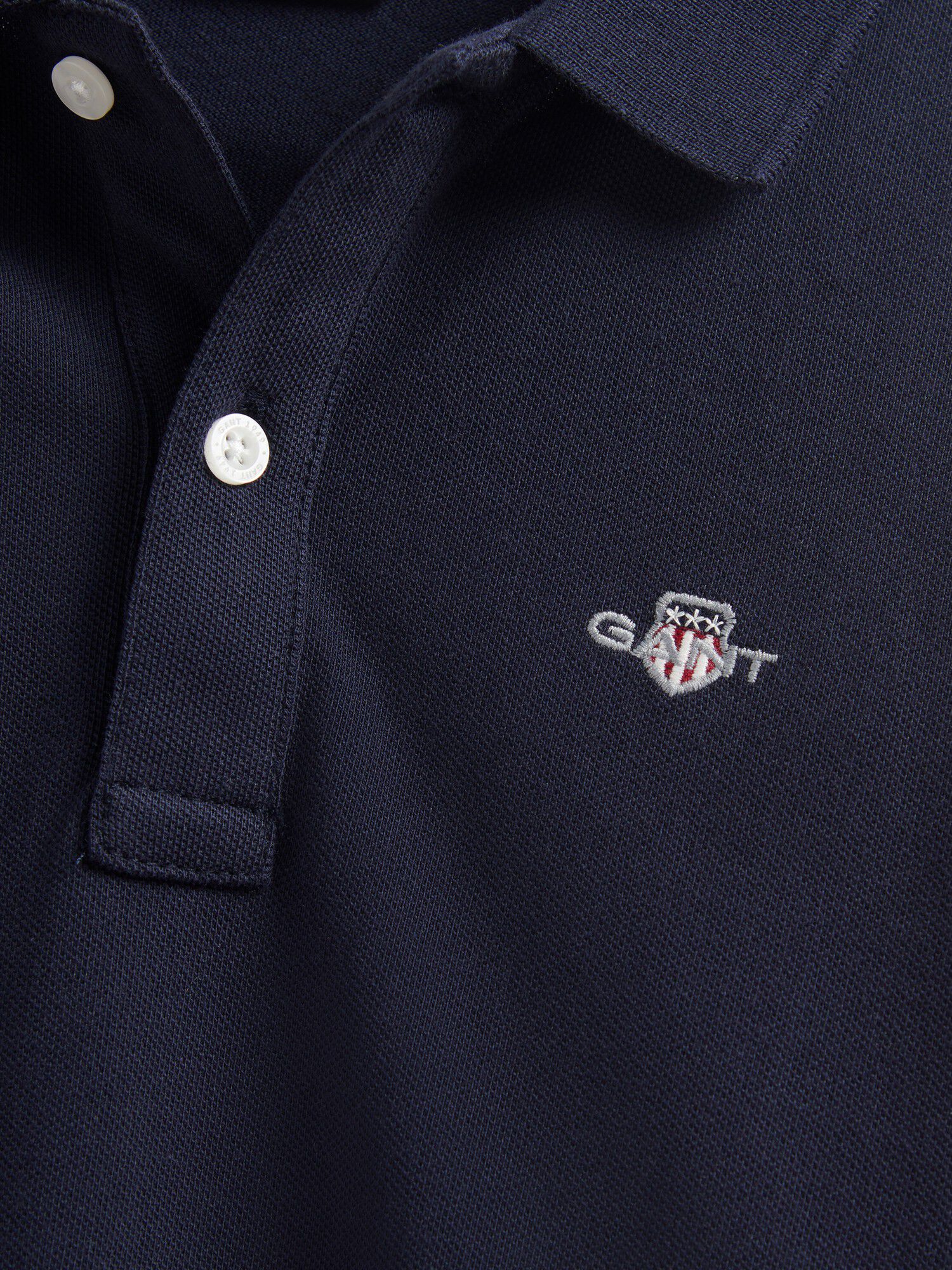 Shield LS Pique Polo Shirt