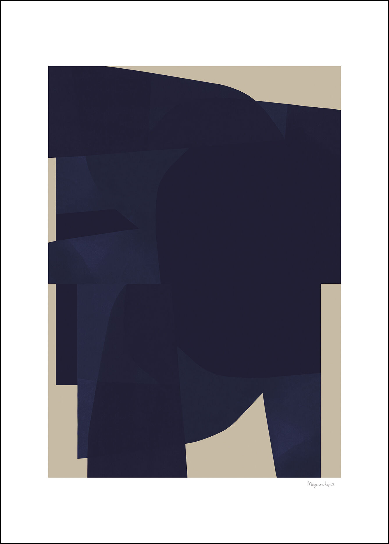 The Poster Club - Berit Mogensen Lopez - Blue