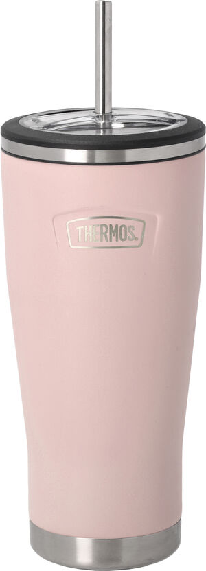 Termokrus med sugerør 0,7 liter Rosa