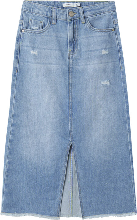 NKFKAT DNM LONG SKIRT 3724-BE NOOS