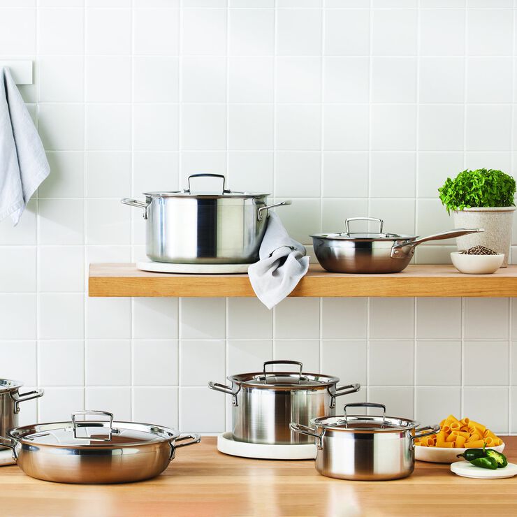 Lav gryde m. låg 3 l.