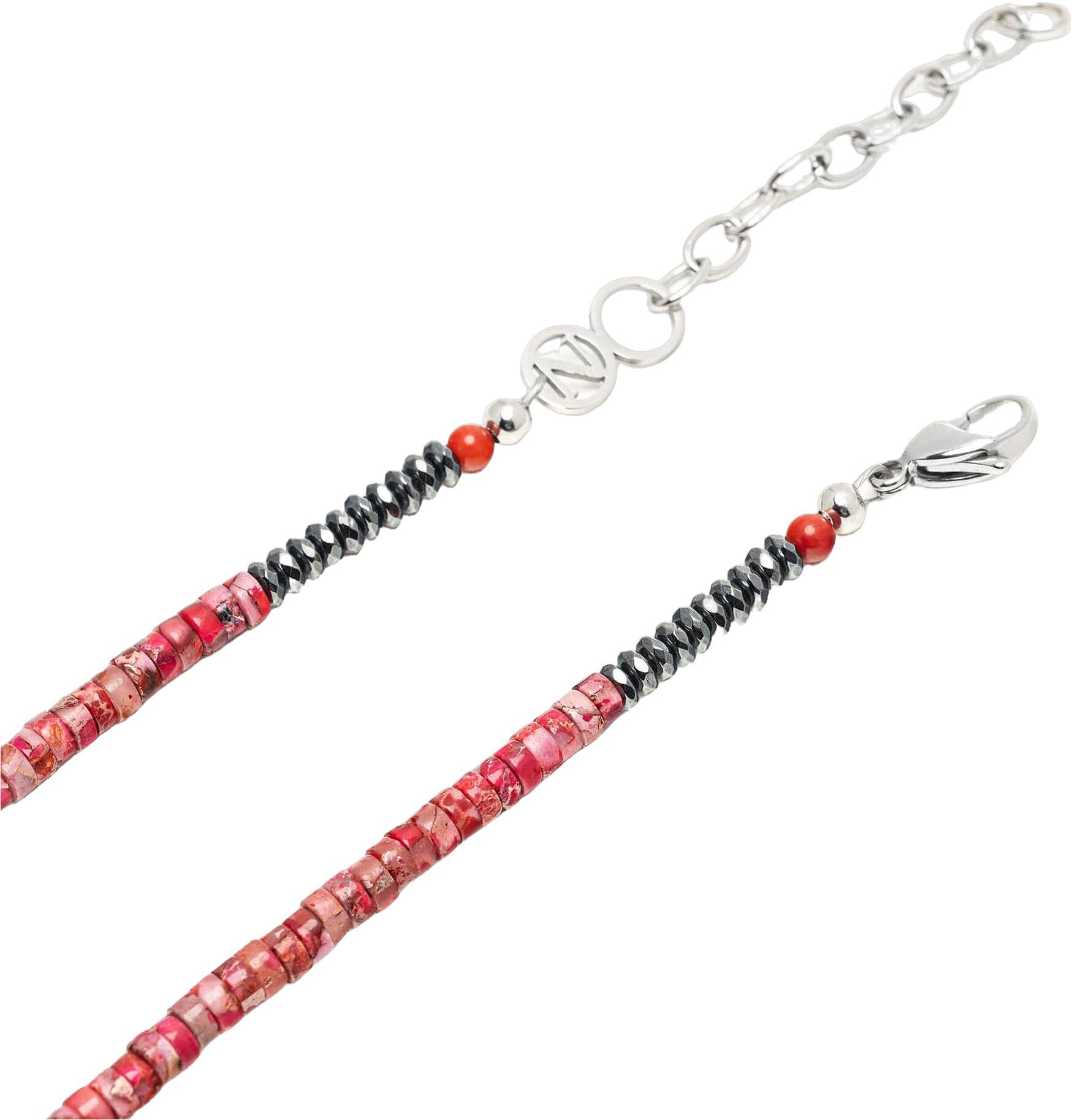 Red Jasper Heishi Necklace