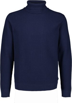 Structure roll-neck knit