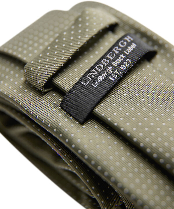 Polyester tie with dots 7 cm