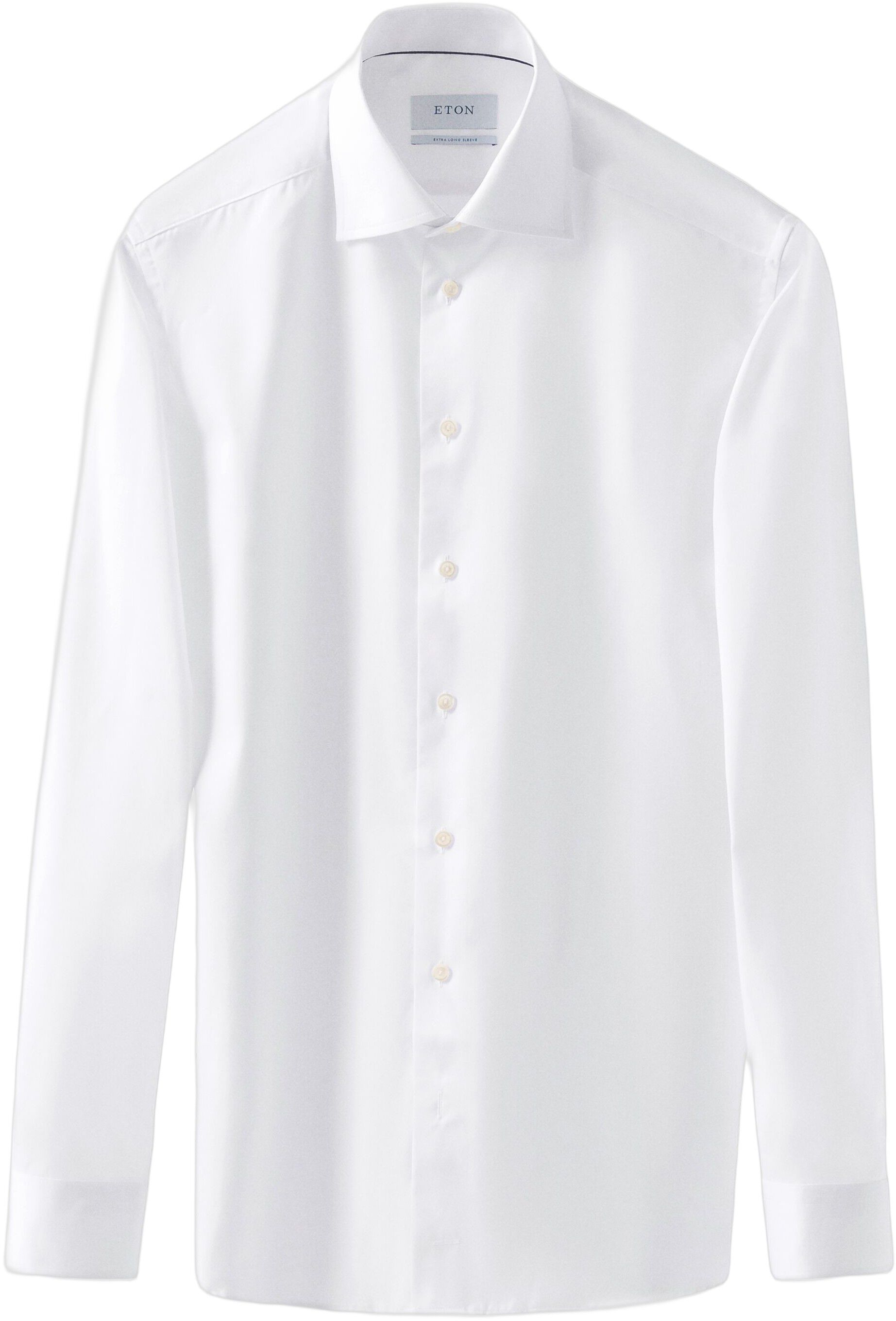 White Signature Twill Shirt Extra Long Sleeves - Slim Fit