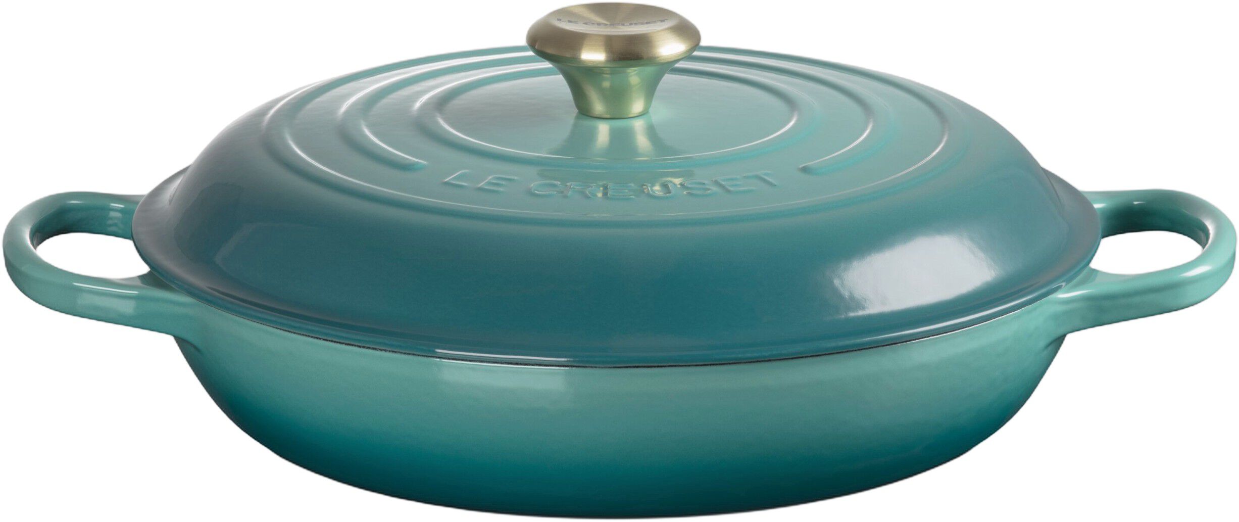 Le Creuset Signature st&oslash;bejern buffetgryde 30cm Bleu Riviera