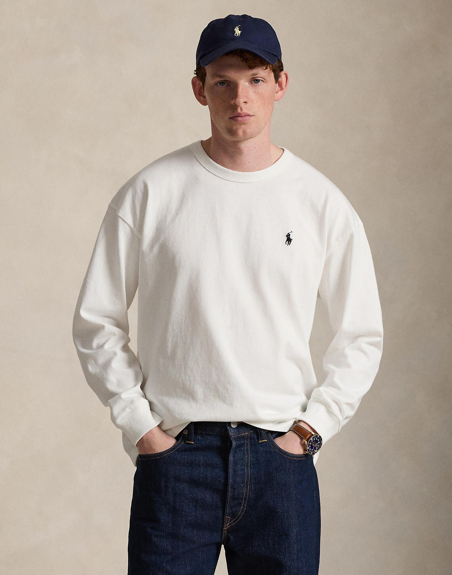 Relaxed Fit Jersey Long-Sleeve T-Shirt