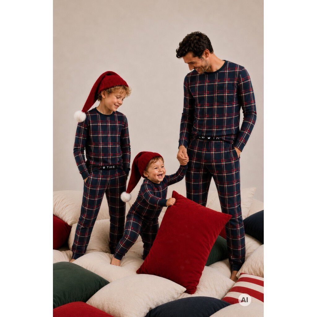Tnholiday Tartan-nattsett