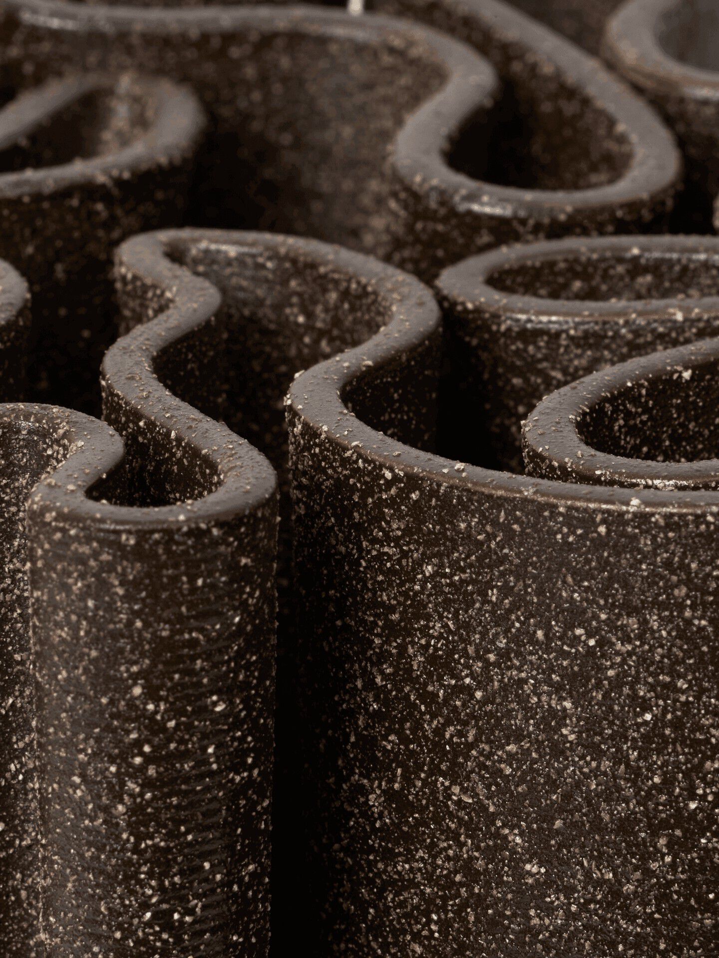 Dedali Vase - H11 - Dark Brown