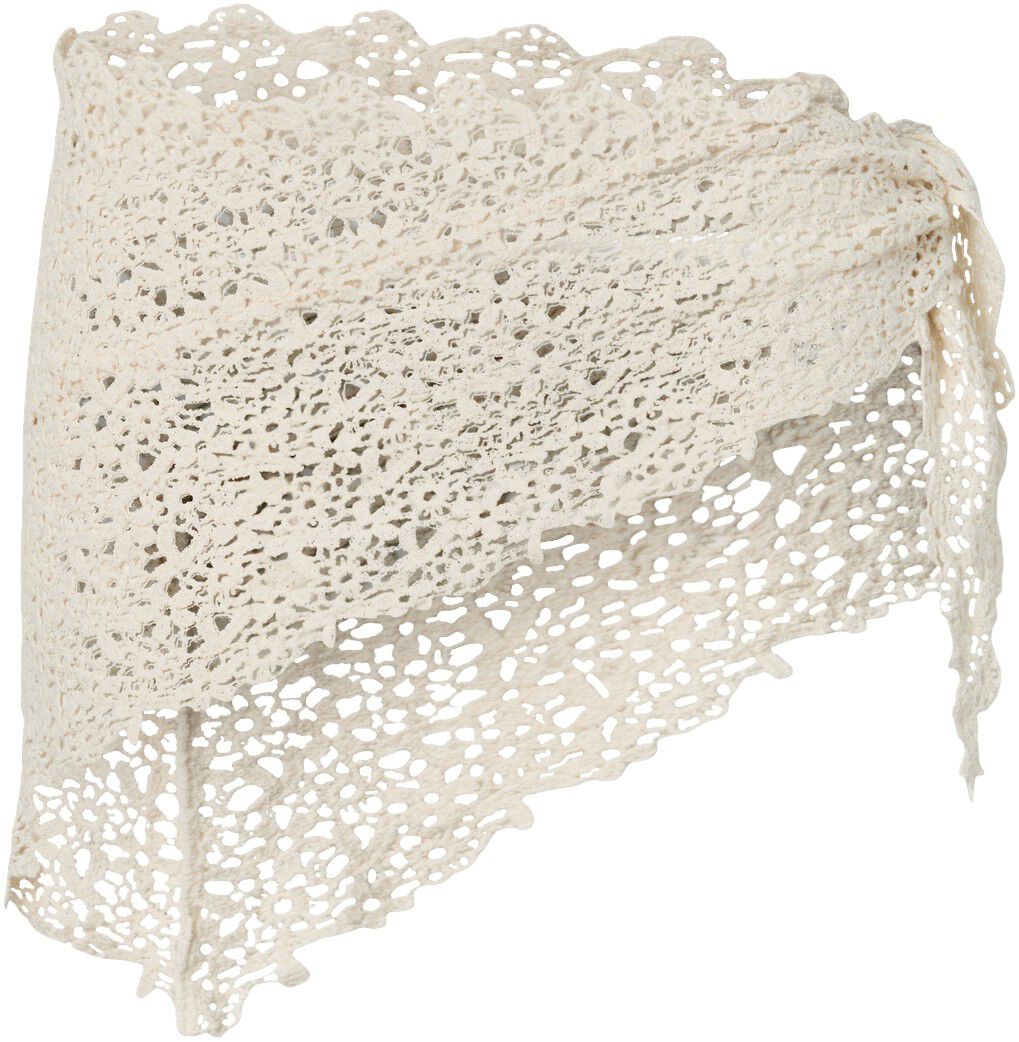 PCKASMIN TRIANGLE CROCHET SCARF