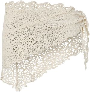 PCKASMIN TRIANGLE CROCHET SCARF