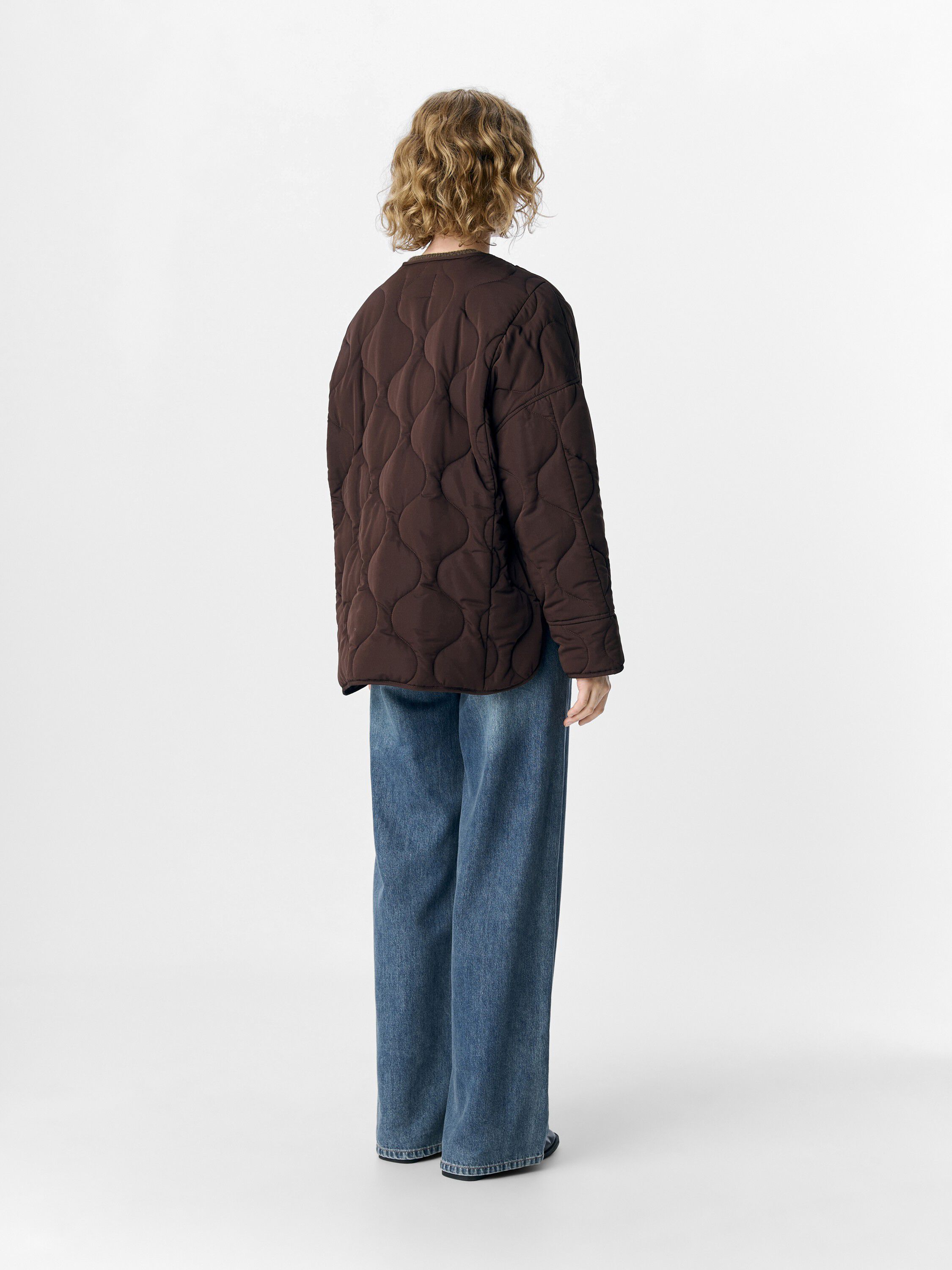 Objallie Ls Lo Quilted Jacket Noos