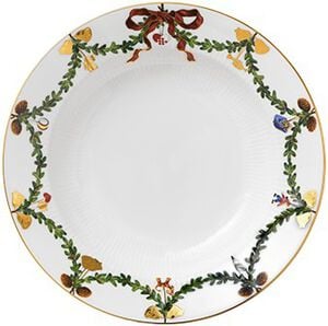 Star Fluted Plate Deep 24,5cm