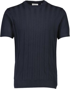 Knitted crew neck t-shirt