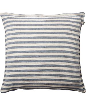 stripe/blå, pyntepude