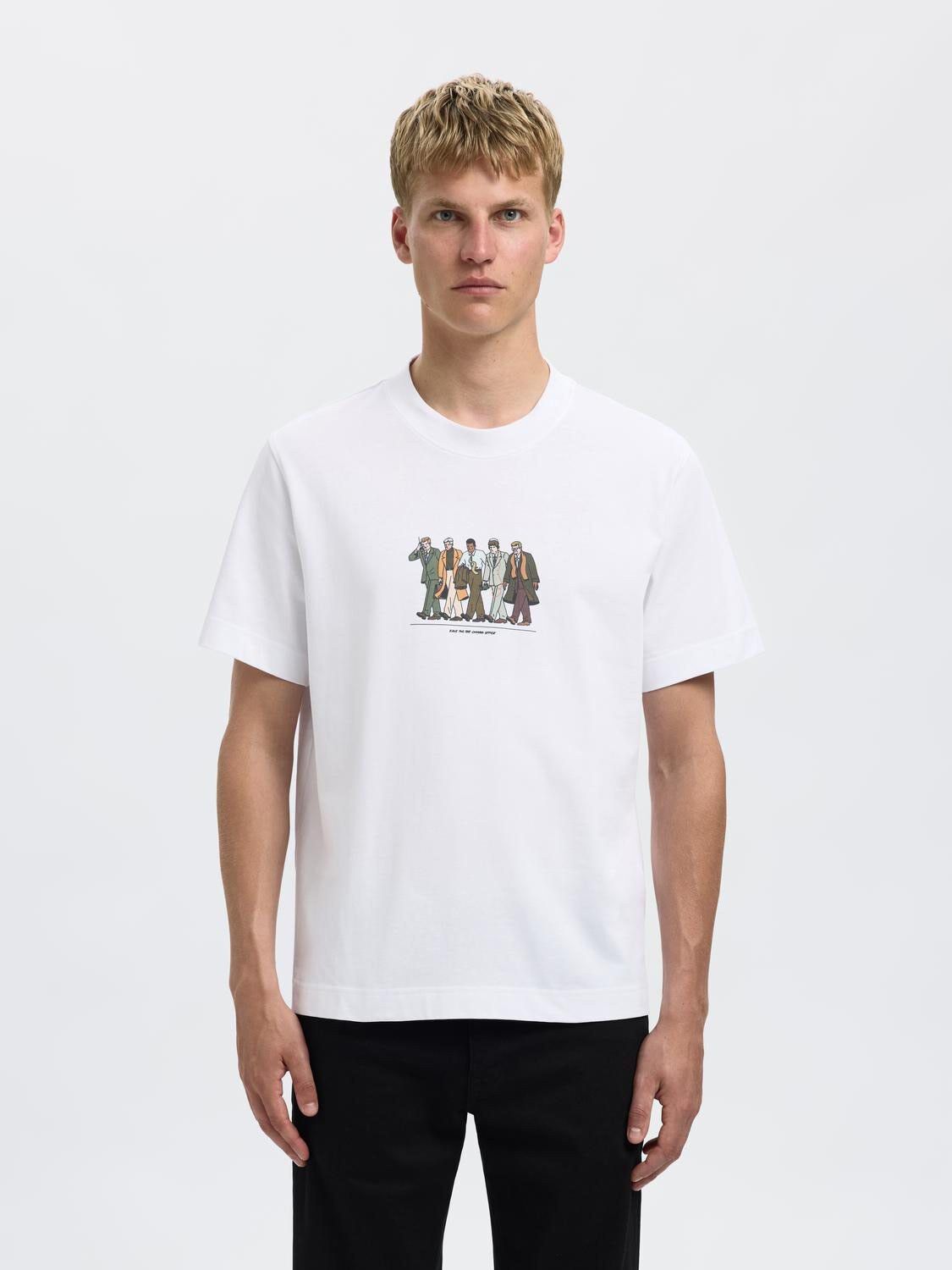 SLHPETE LICENSE SS O-NECK TEE