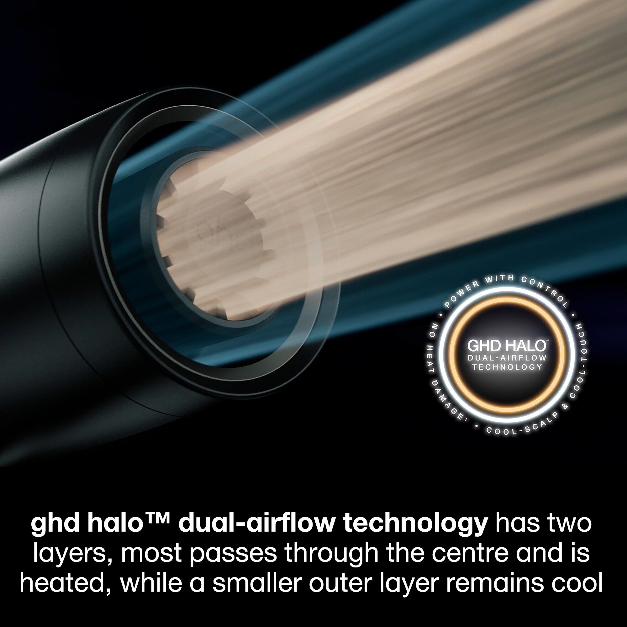 ghd Speed - Hair Dryer Silver White