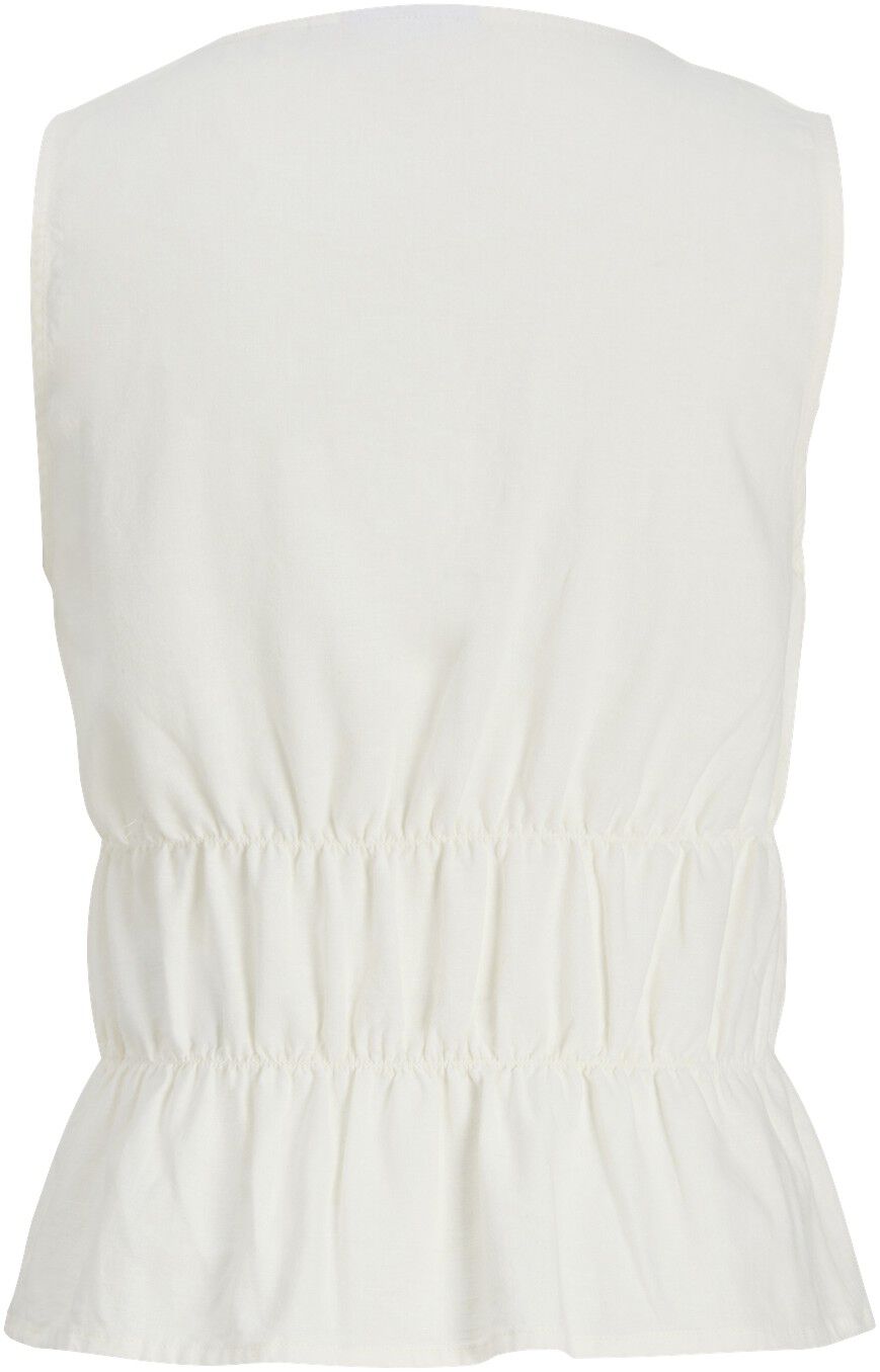 Jxalmira Linen Blend Tie Sl Top Wvn Ln