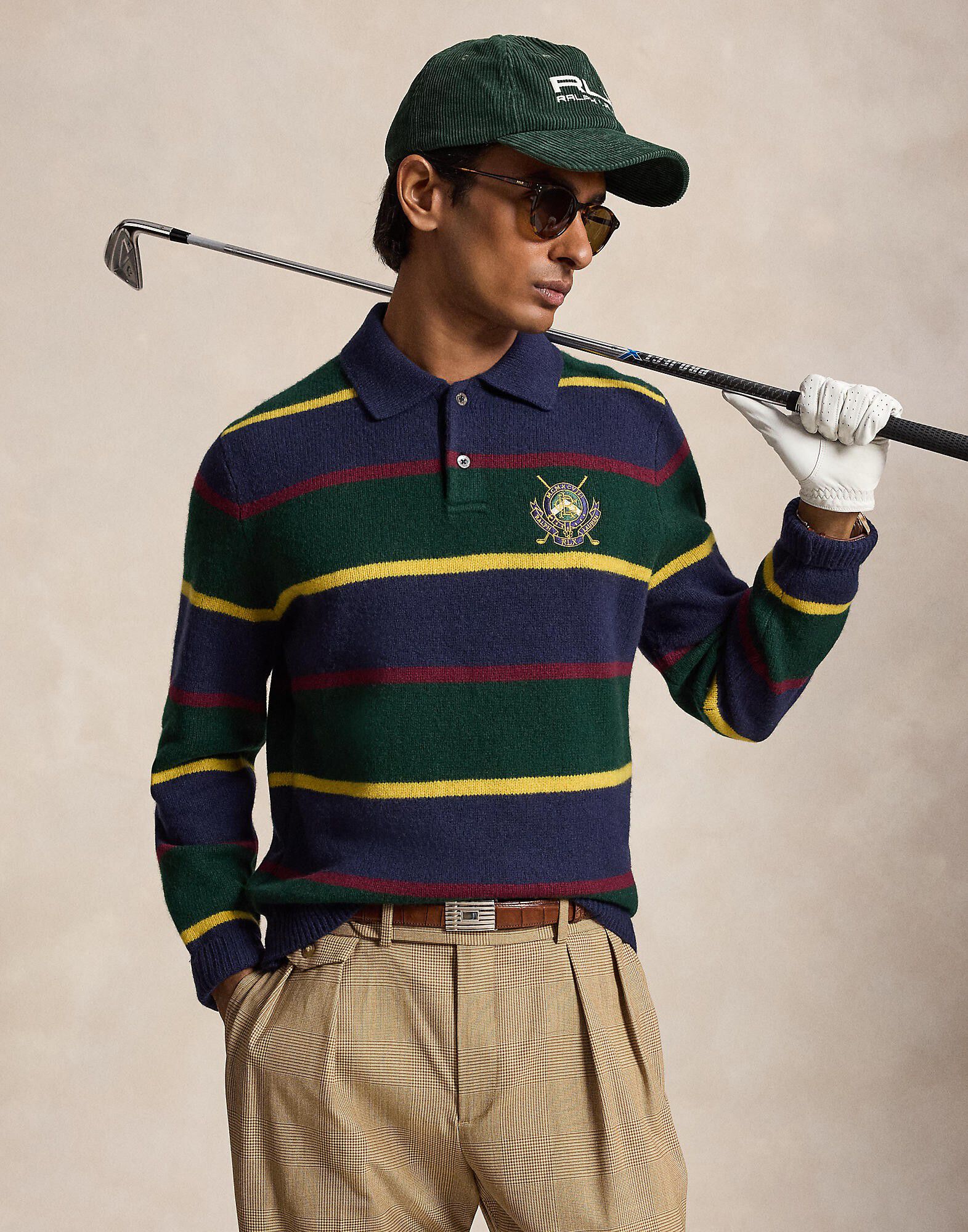 2/10 WOOL/CASH RWS-SWEATER-POLO