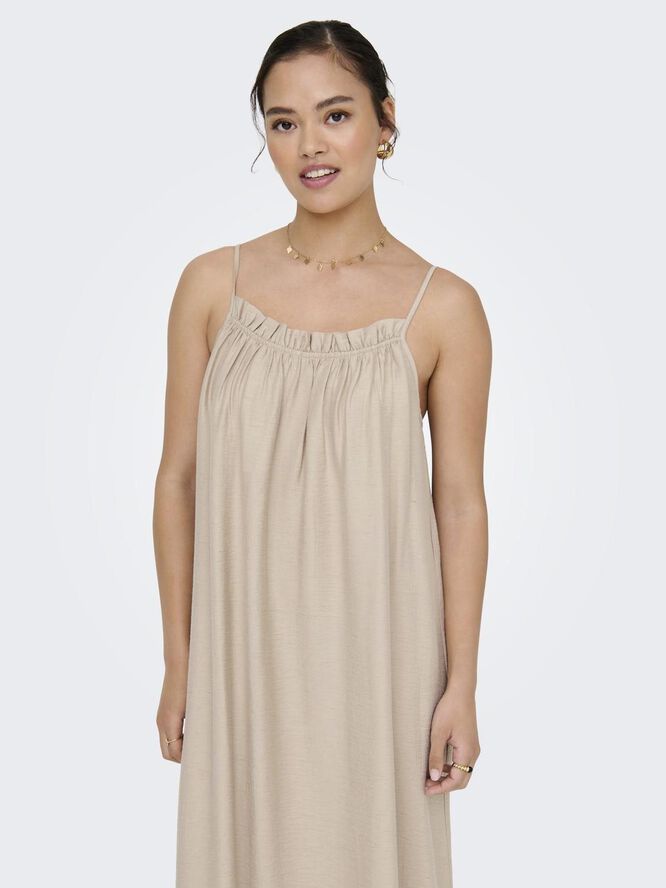 ONLLINO S/L LONG RUFFLE DRESS WVN O