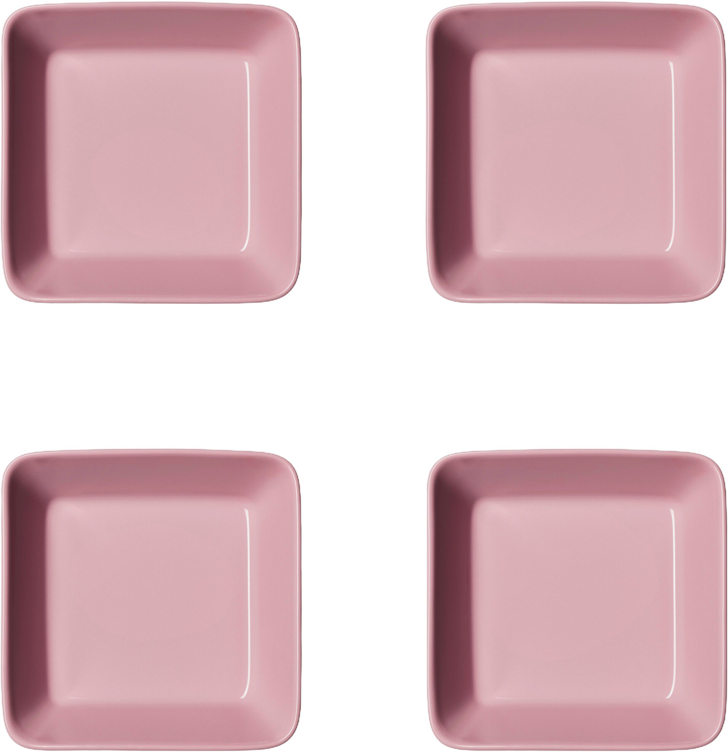 Teema fad 12x12cm rosa 4 stk.