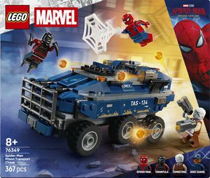 Spider-Mans f&aelig;ngselstransport-jagt 76349