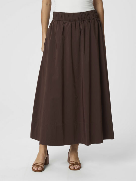 Yara Long Poplin Skirt