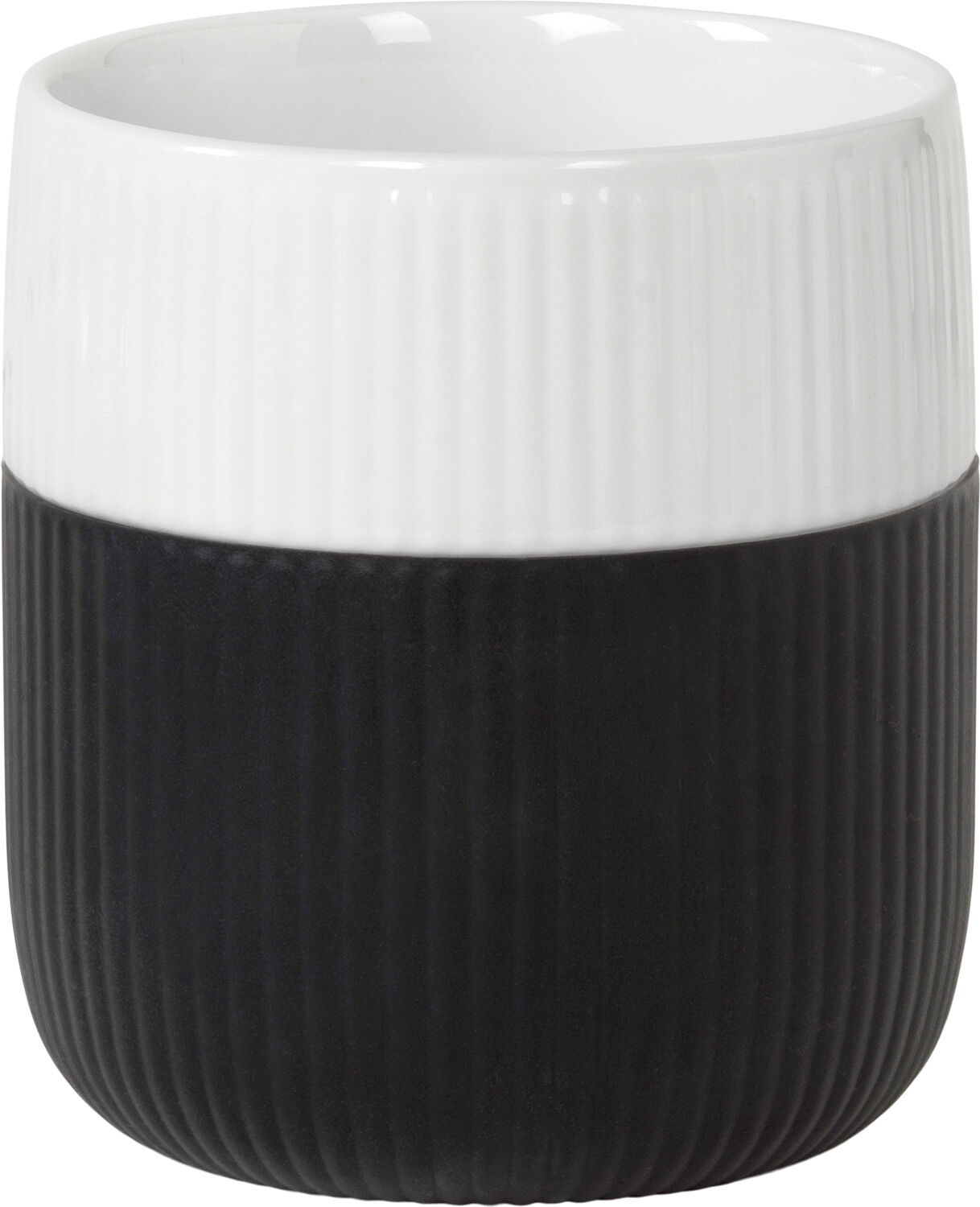 Fluted Contrast Mug 35cl Jet