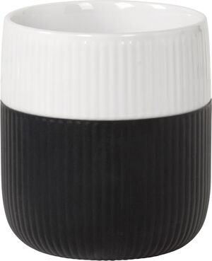 Fluted Contrast Mug 35cl Jet
