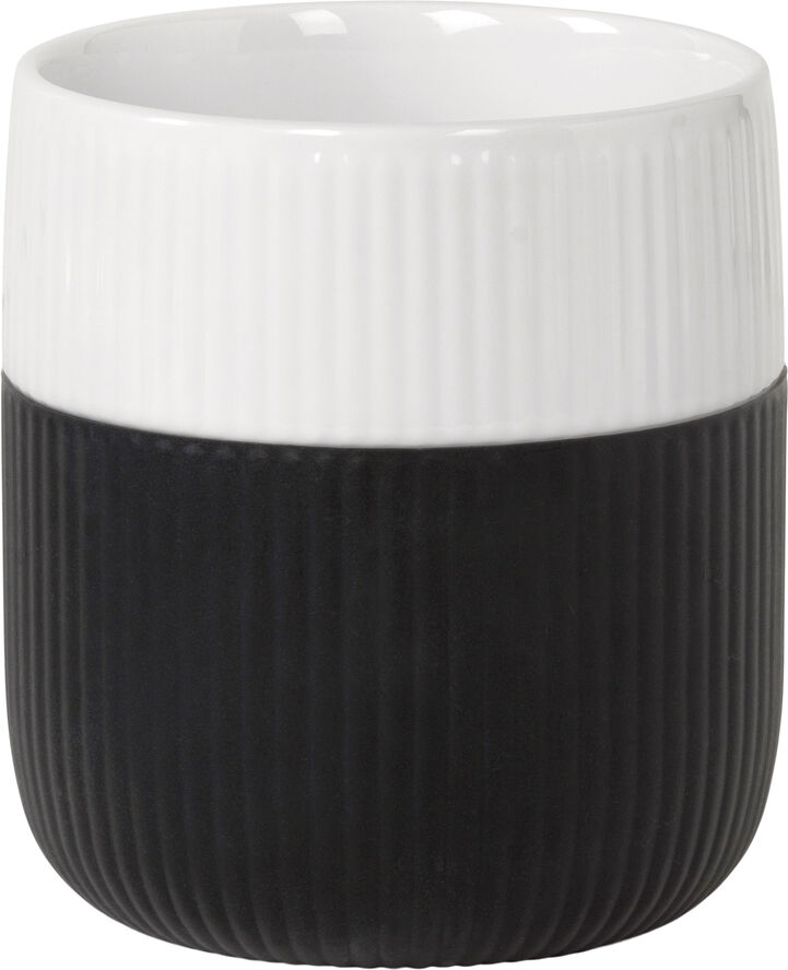 Fluted Contrast Mug 35cl Jet