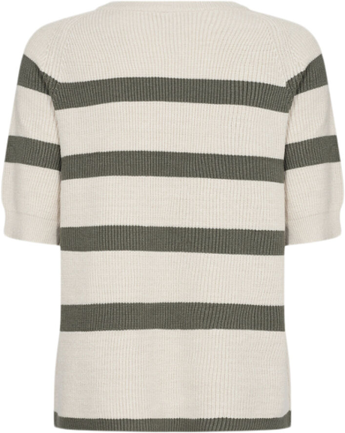 SC-KANITA STRIPE 19 Pullover Støvet Grøn